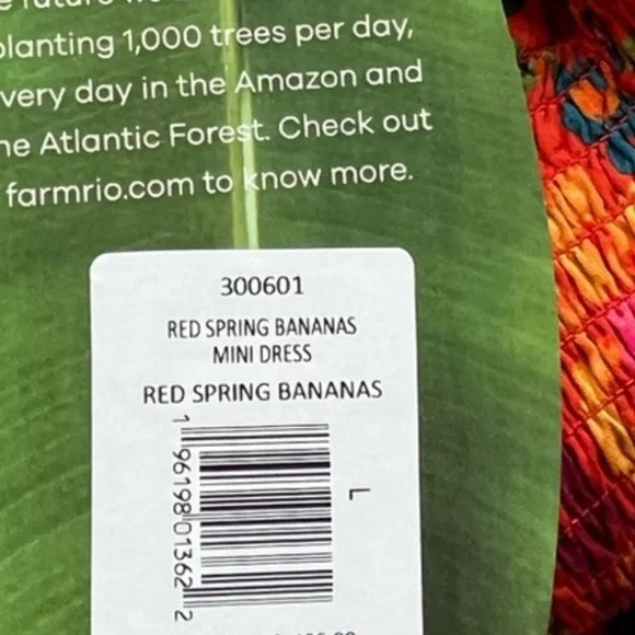 Farm Rio Floral Sleeveless Dress with Bow - Picture 3 of 6